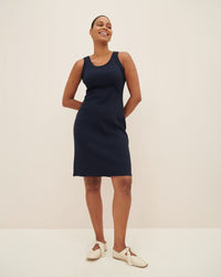 Column Rib Dress