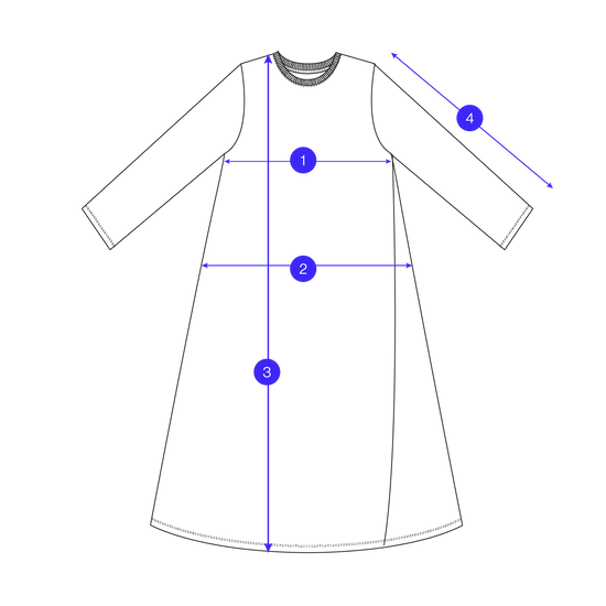 Long Sleeve A-Line Dress