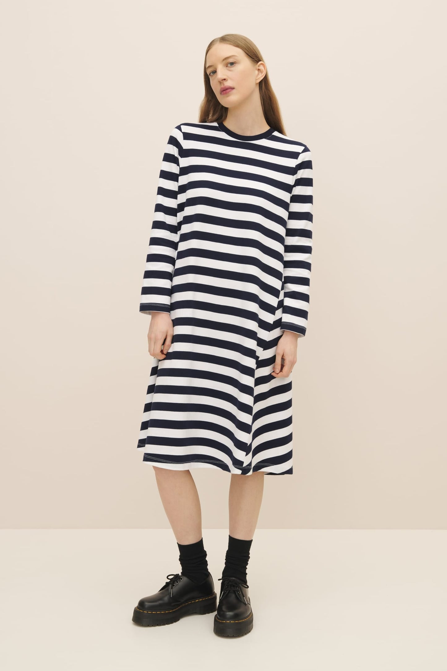 Long Sleeve A-Line Dress
