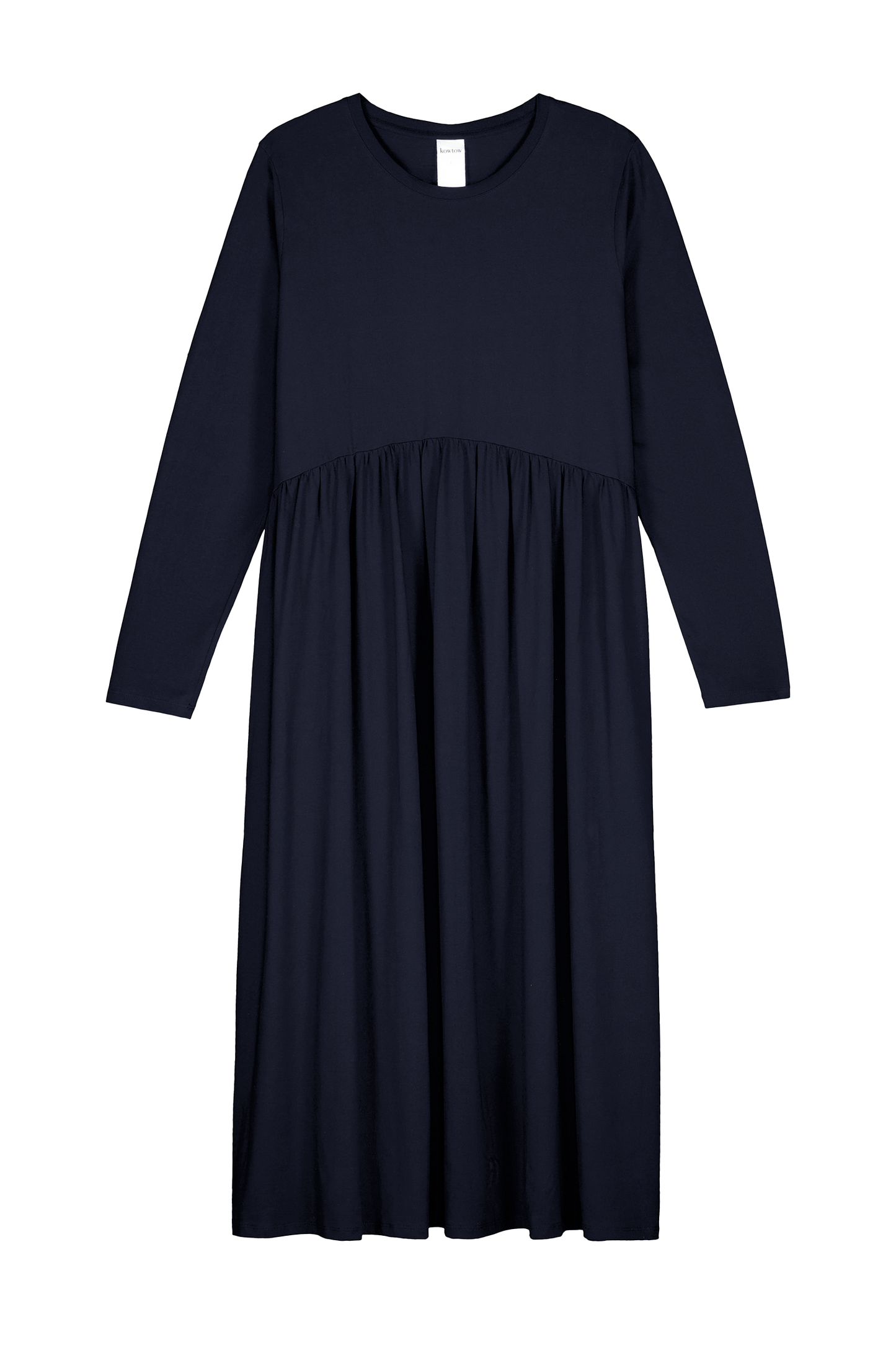 Long Sleeve Gather Dress