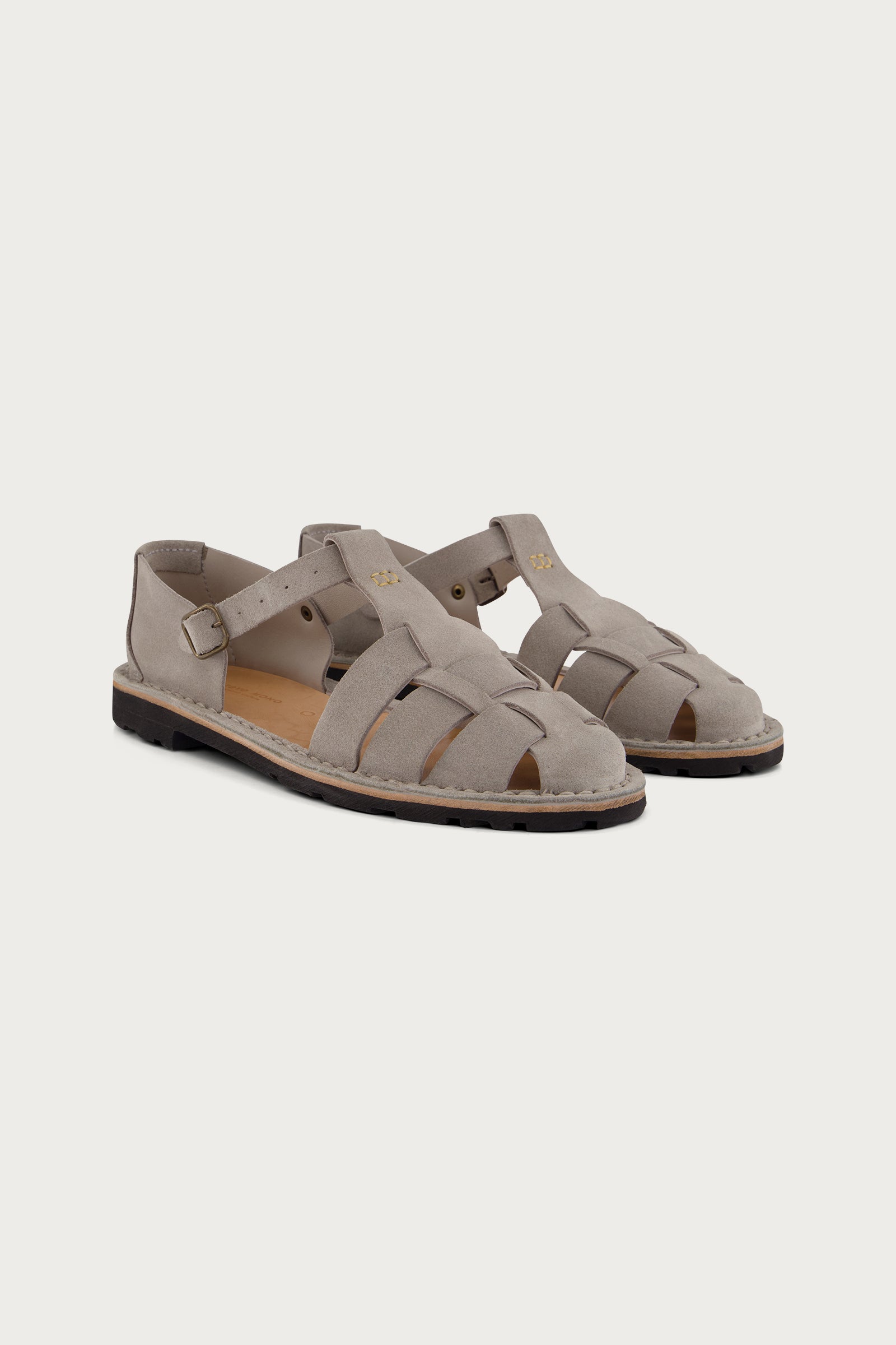Shop Artisanal Sandals 10/01 - Grey Suede | Kowtow Clothing