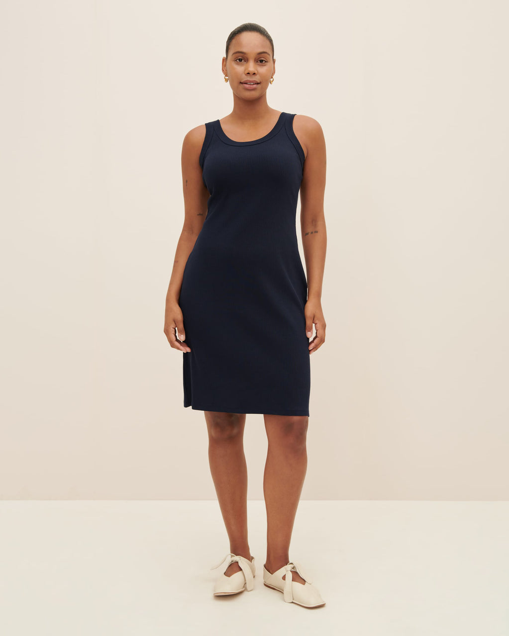 Column Rib Dress