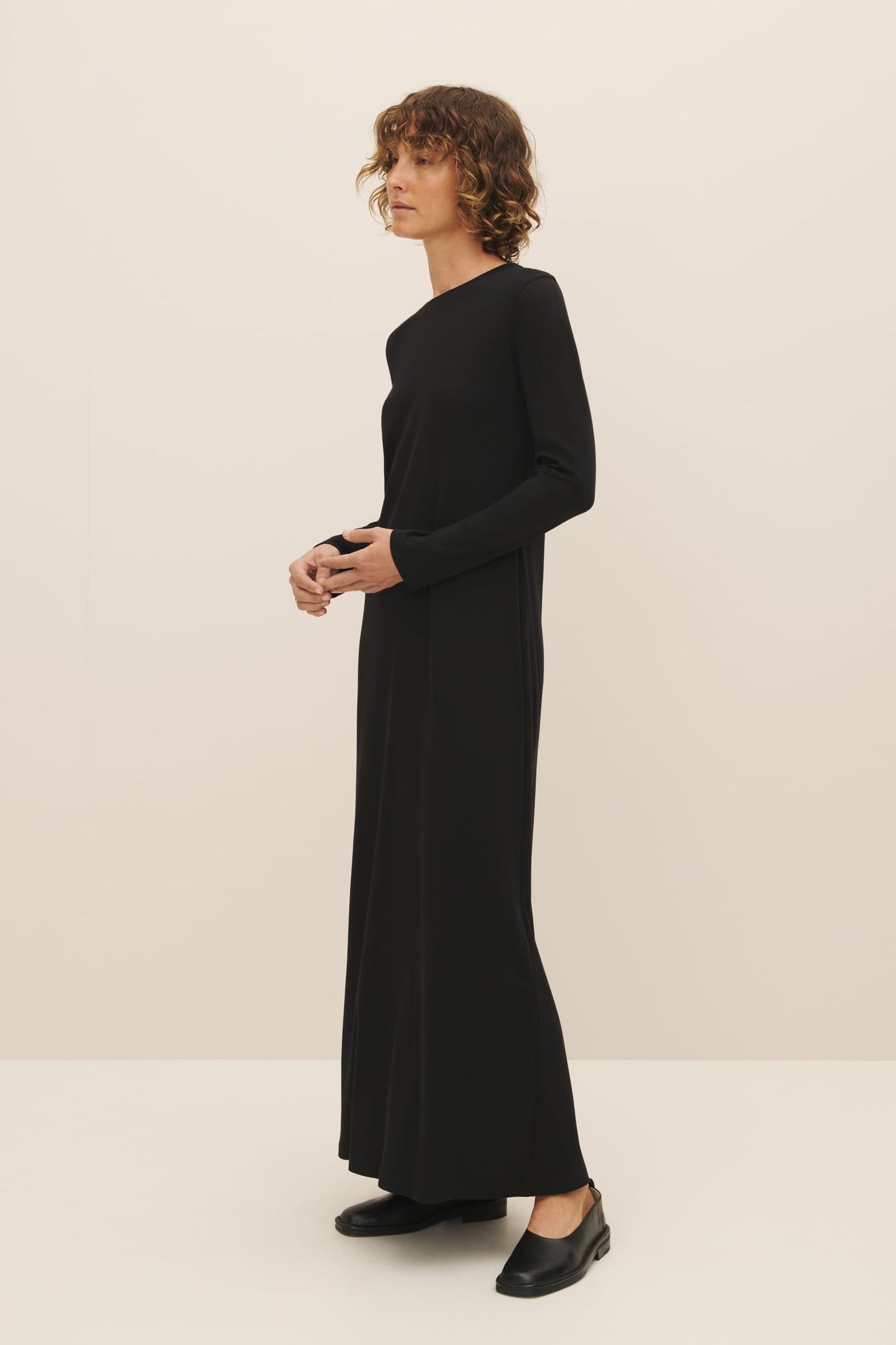 Shop Column Dress - Black | Kowtow Clothing | Kowtow Australia