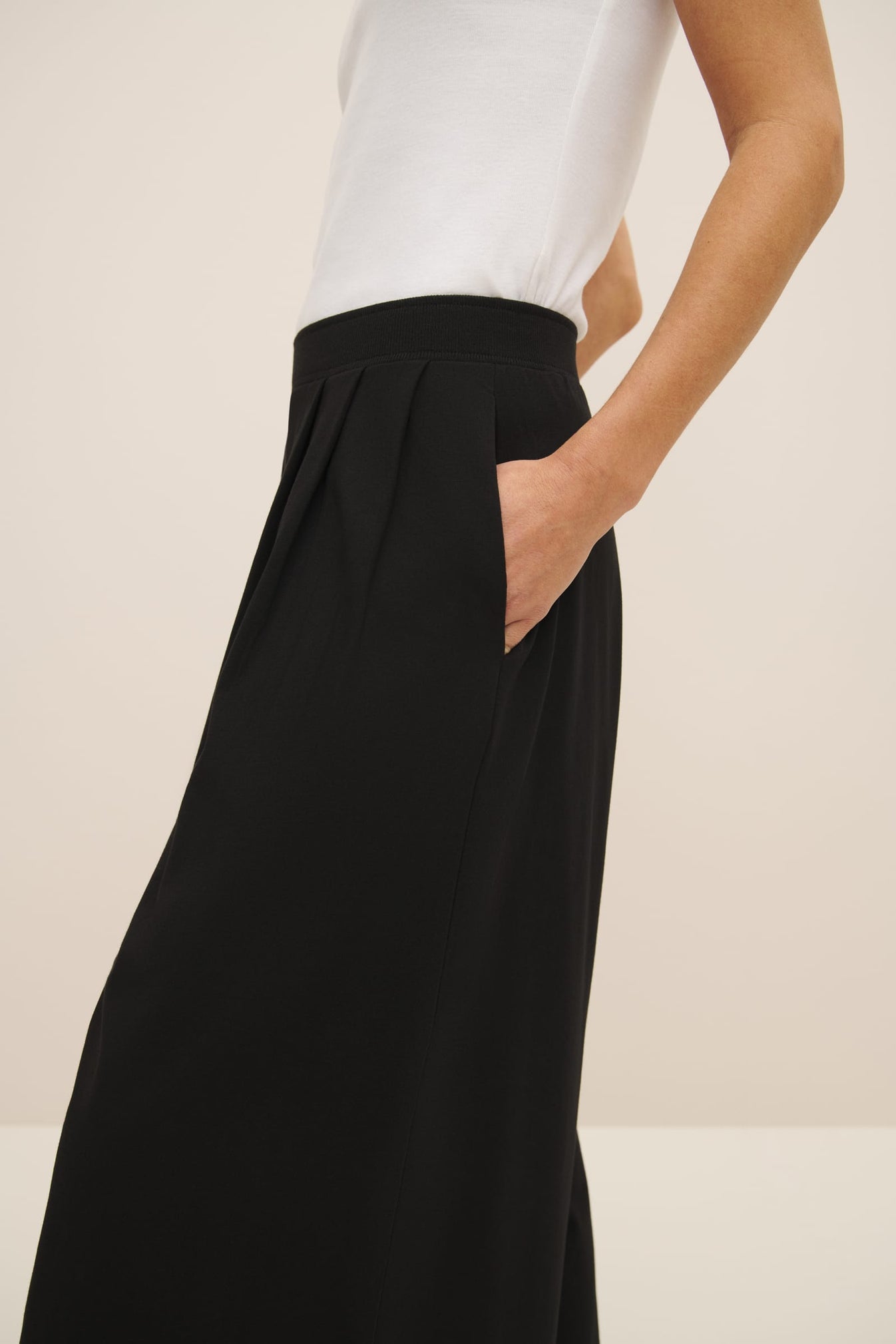 Shop Drape Pant - Black | Kowtow Clothing | Kowtow Australia