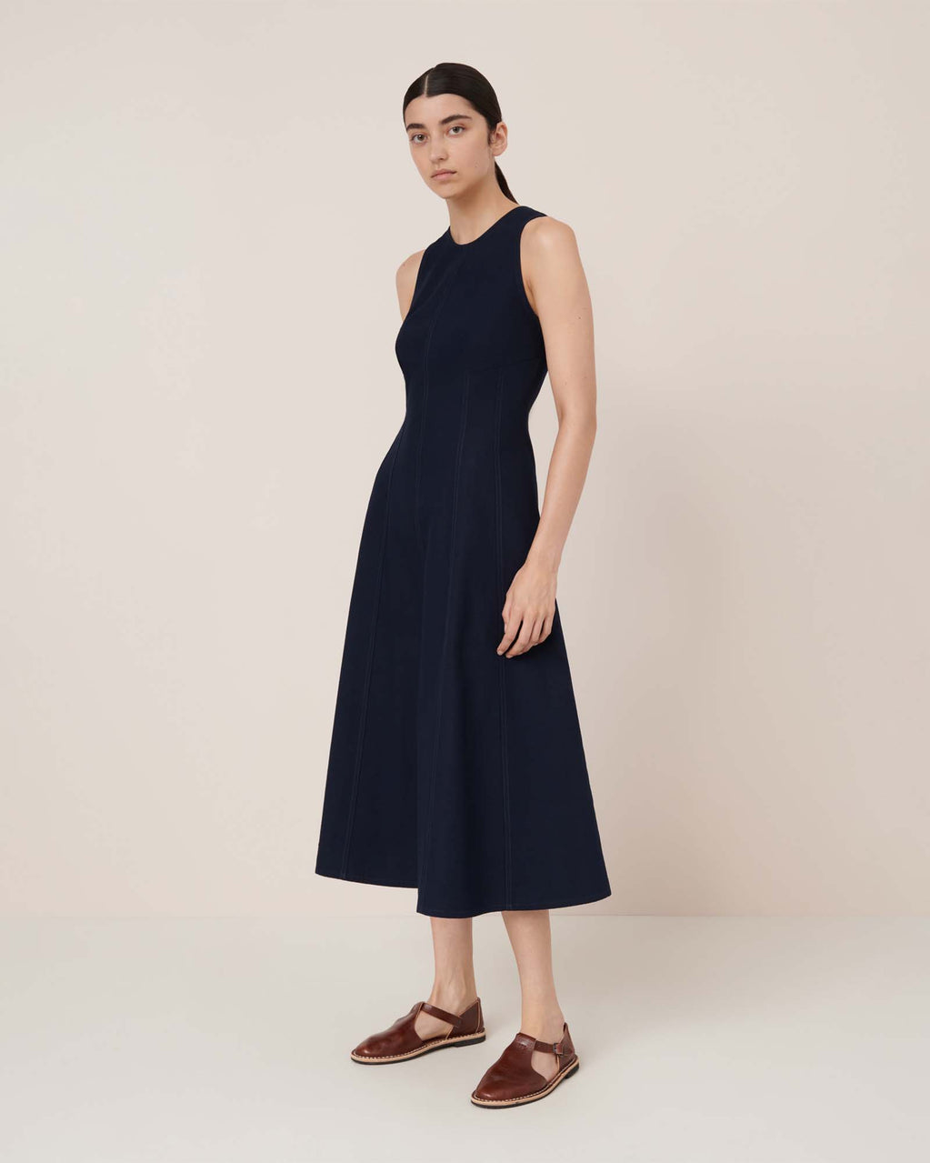 Shop Framework Dress - Evening Navy | Kowtow Clothing | Kowtow Australia Shop Framework Dress - Evening Navy | Kowtow Clothing | Kowtow Australia