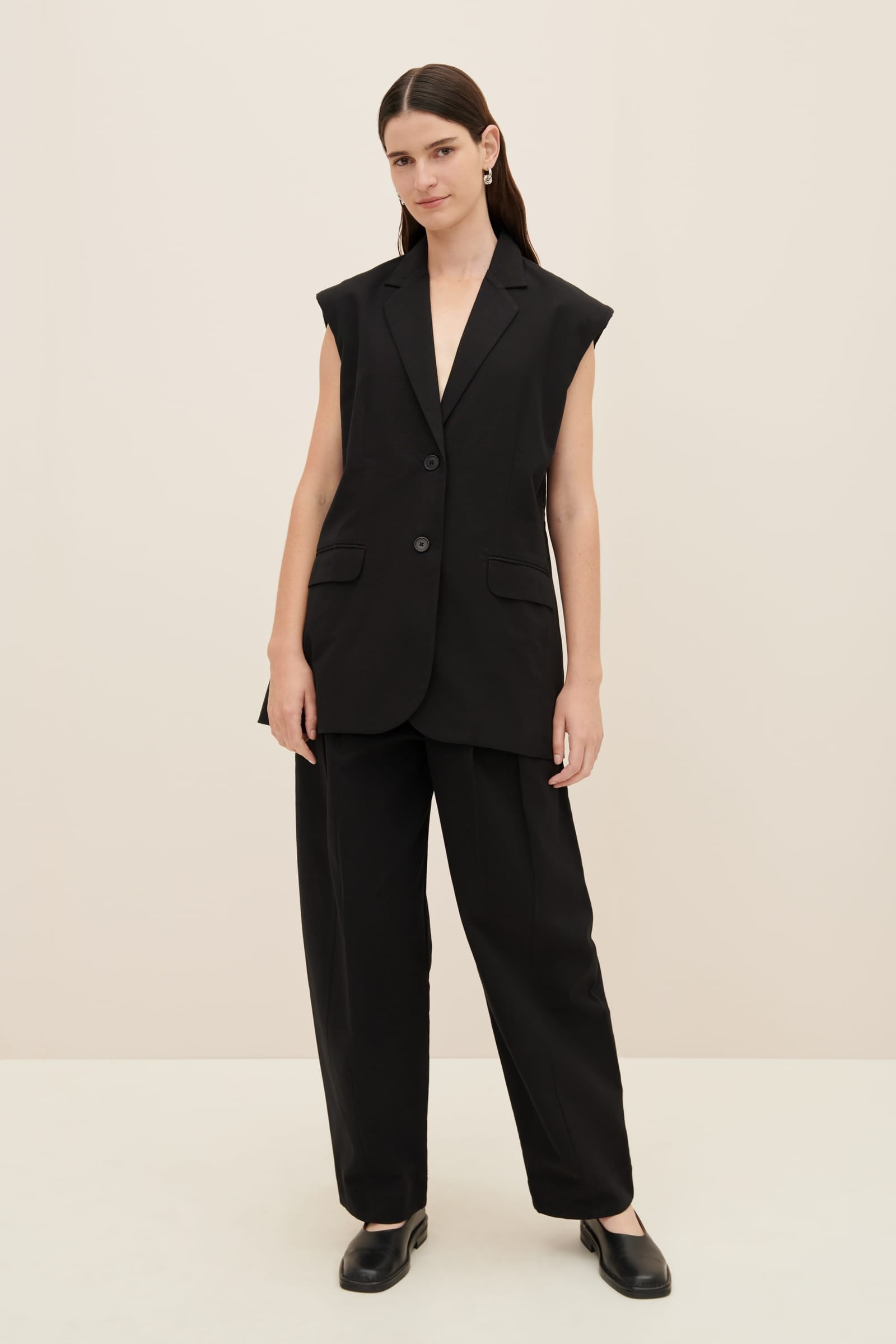 Shop Lena Blazer Black Kowtow Clothing Kowtow Australia