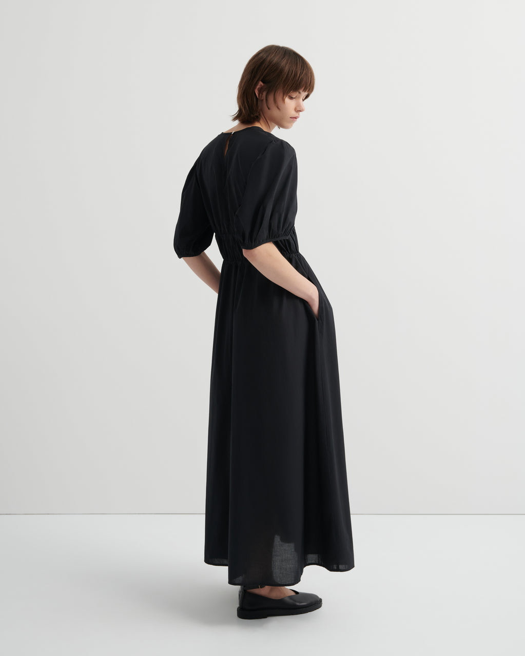 Shop Long Celeste Dress - Black | Kowtow Clothing | Kowtow Australia Shop Long Celeste Dress - Black | Kowtow Clothing | Kowtow Australia