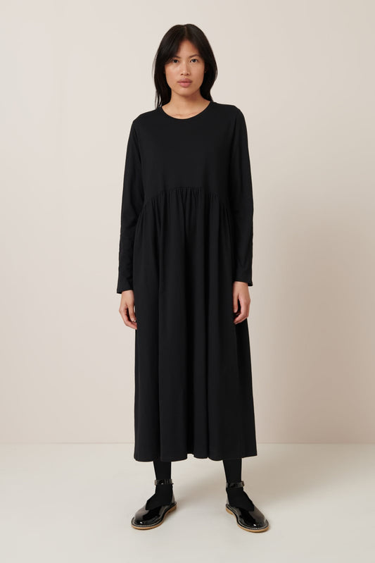 Long Sleeve Gather Dress