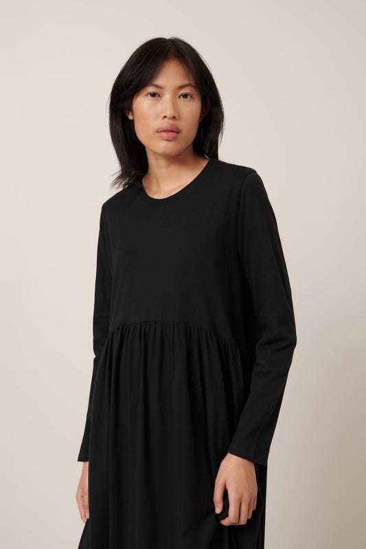Long Sleeve Gather Dress