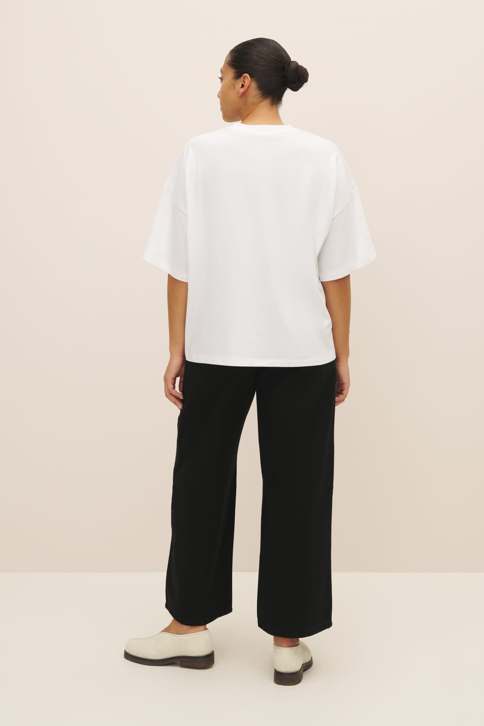 Shop Oversized Boxy Tee - White | Kowtow Clothing | Kowtow Australia