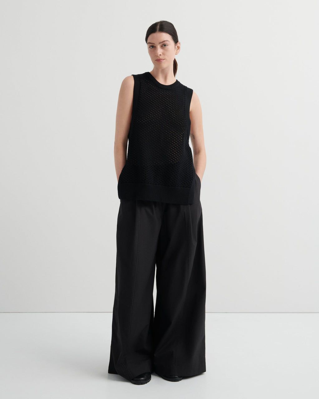 Pointelle Vest