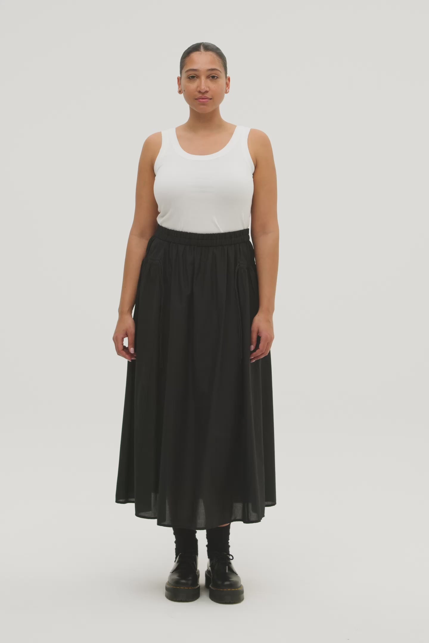 Plus size high waisted hotsell skirt video