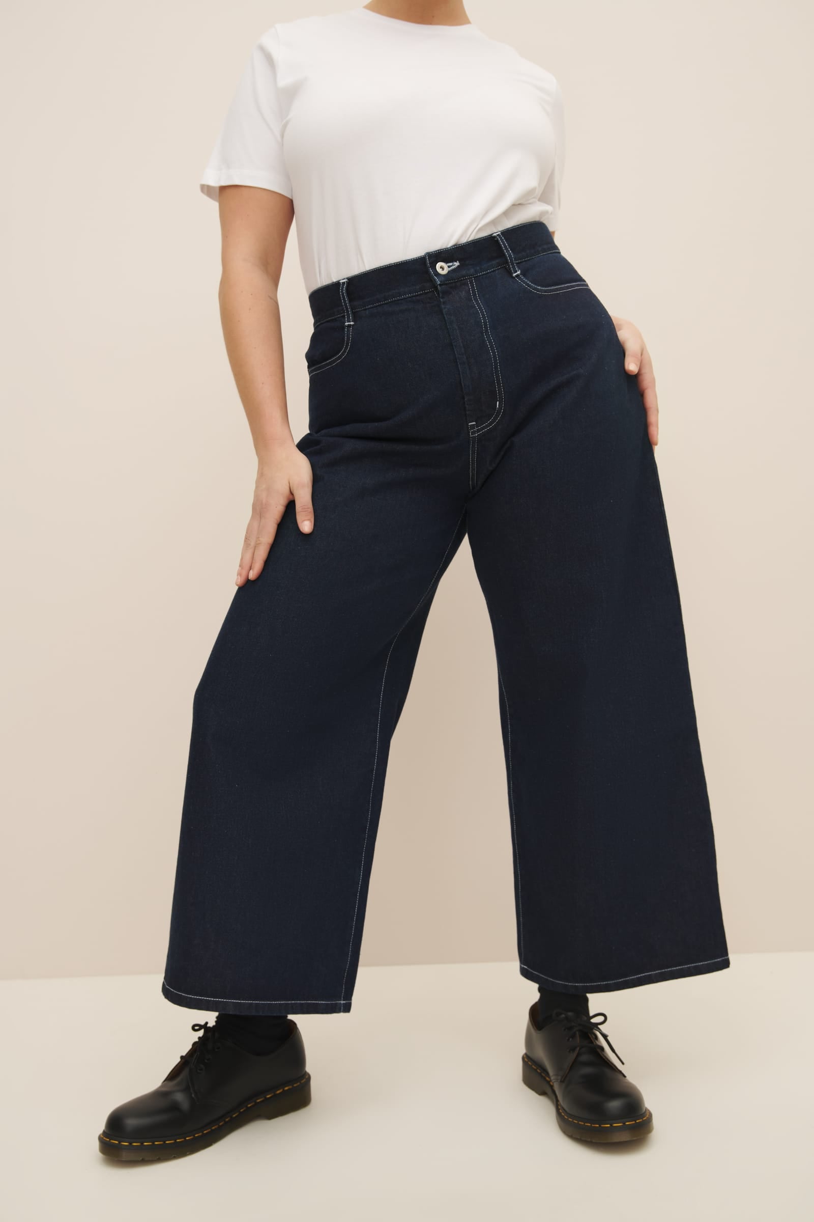 Sailor Jeans Indigo Denim Wide Leg Sustainable Denim