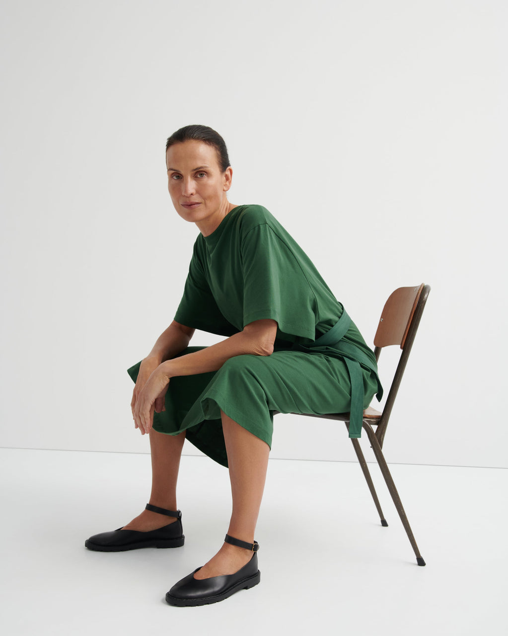 Shadow Garments Shop Shadow Dress - Forest | Kowtow Clothing | Kowtow Australia