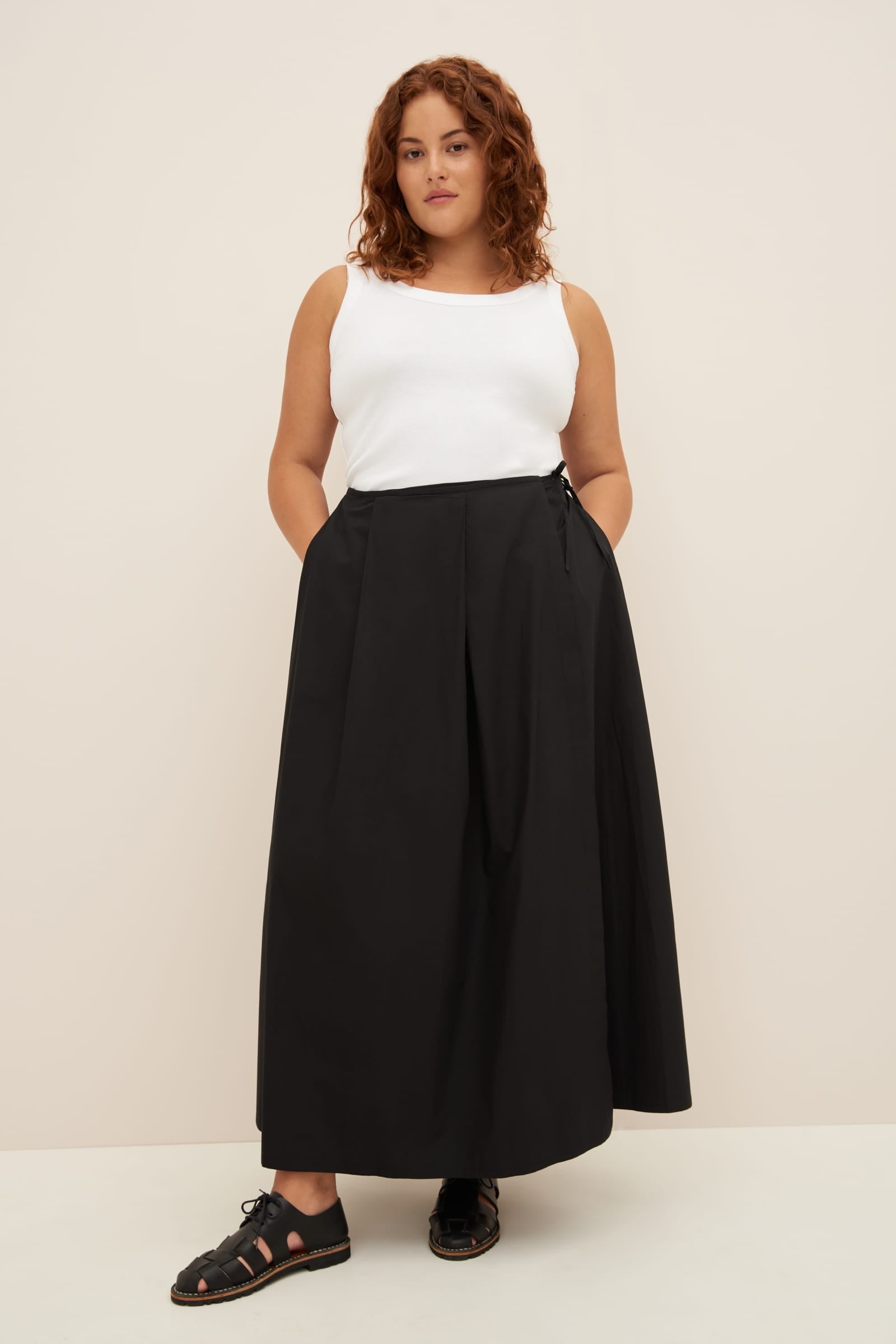 Shop Valley Skirt Black Kowtow Clothing Kowtow Australia