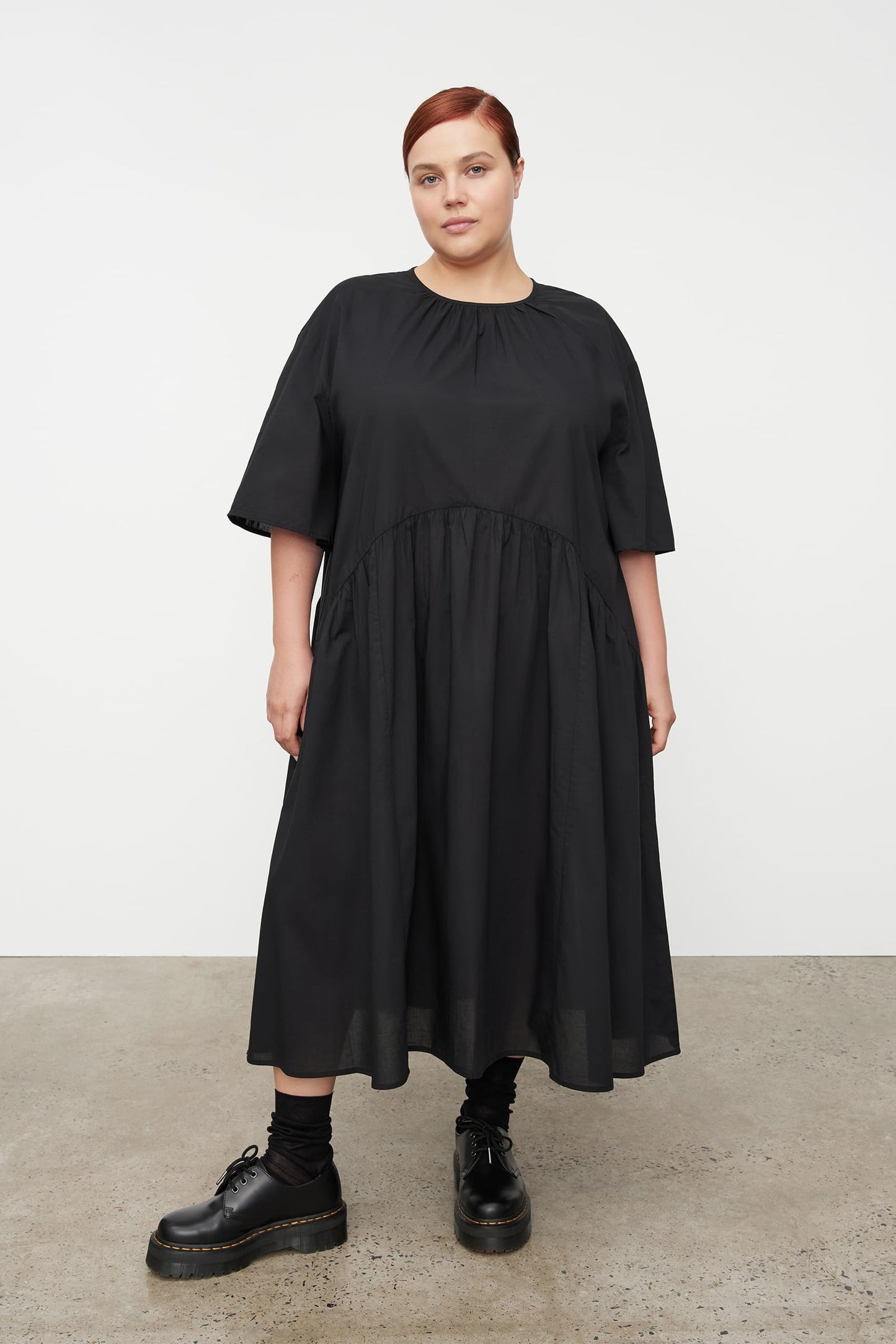 Joey t-dress black  organic cotton dresses online clothing Australia