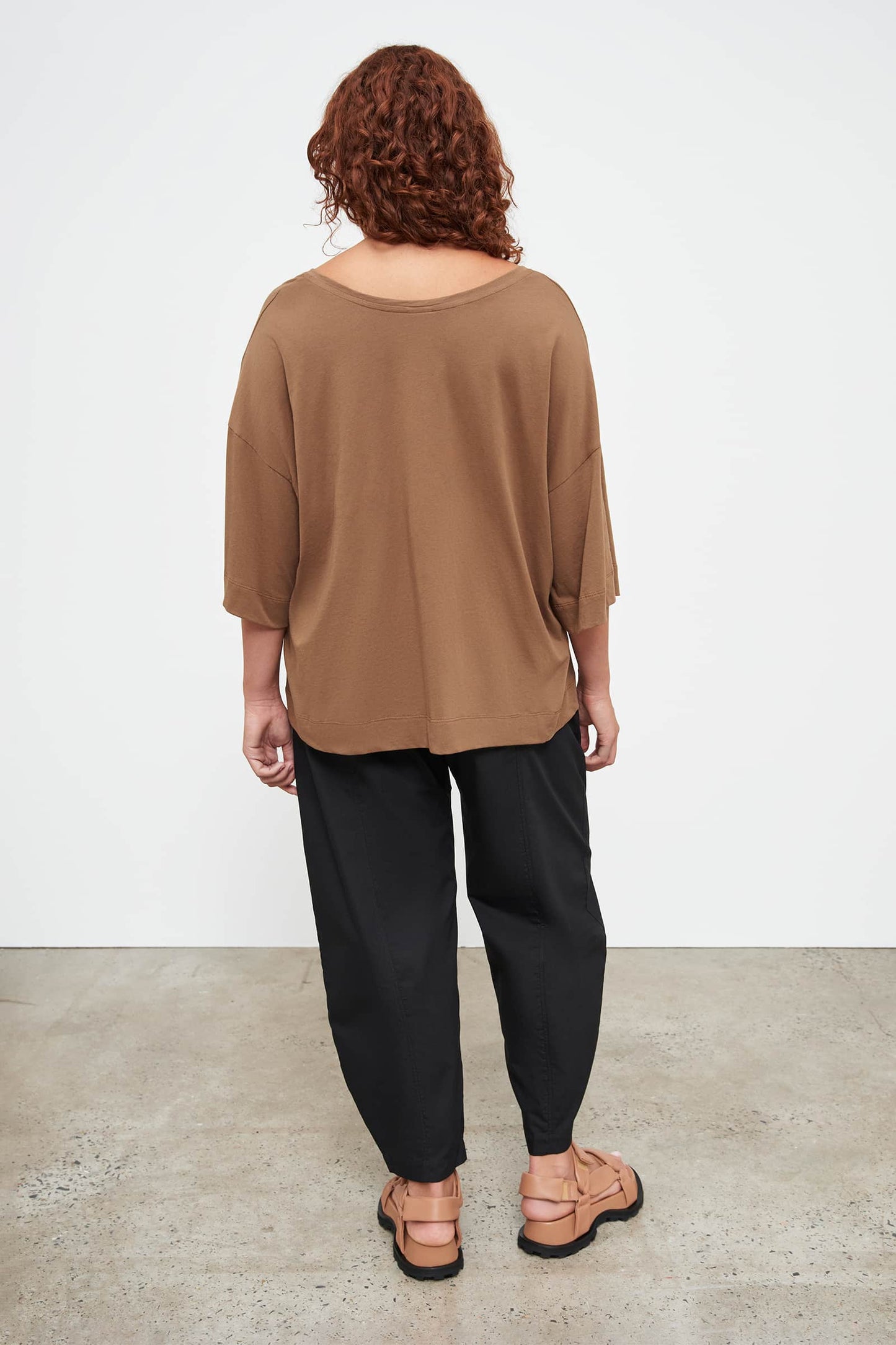 Oversized V Neck Top