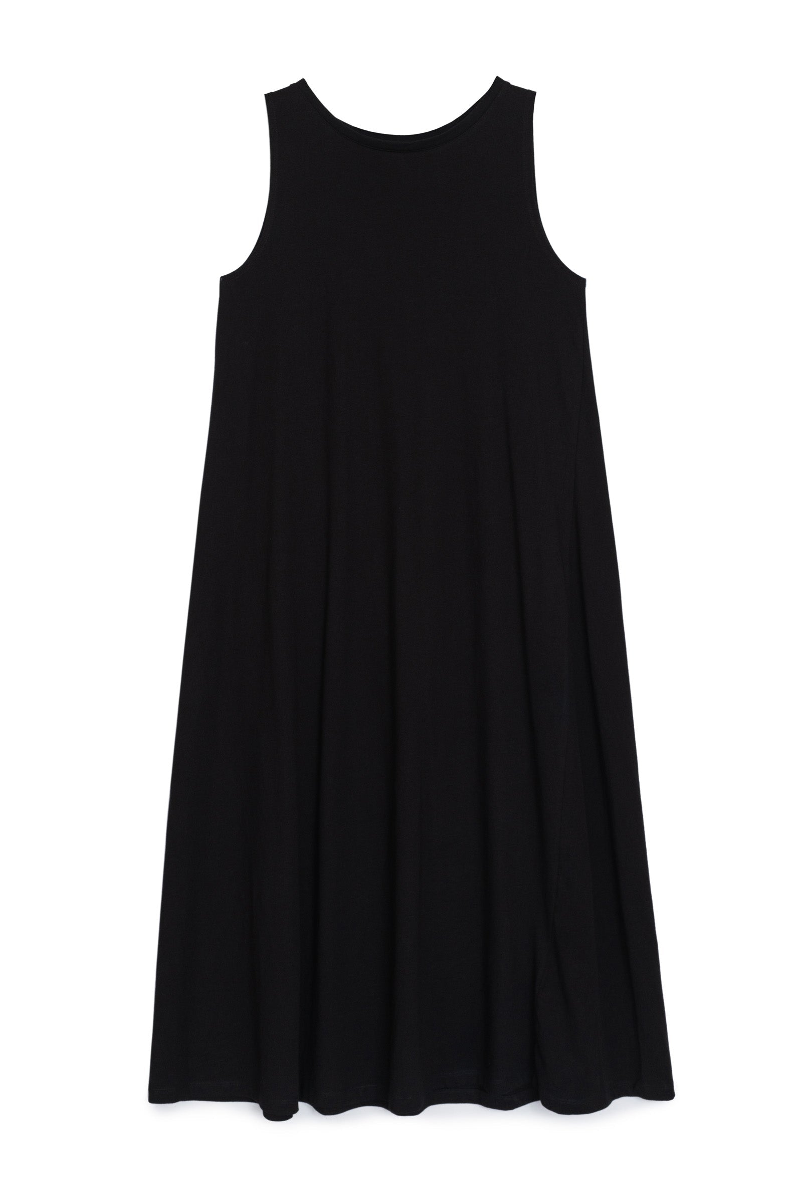 Black Tank Dress | A-Line, Sleeveless | Sustainable Dress | Kowtow ...